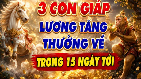 3 con giáp Lương tăng - thưởng về trong 15 ngày tới