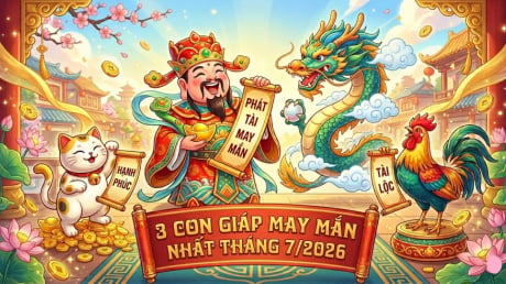 20 ngày tới: 3 tuổi thần Tài gửi lời chúc phúc cho, cầu được ước thấy
