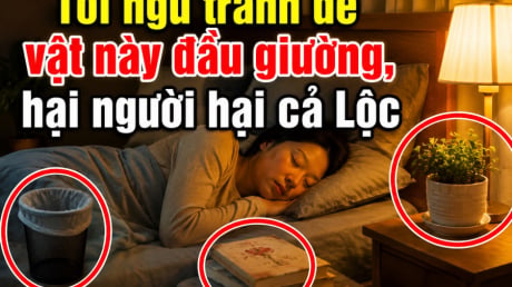 Tối ngủ tránh để vật này đầu giường, hại người hại cả Lộc