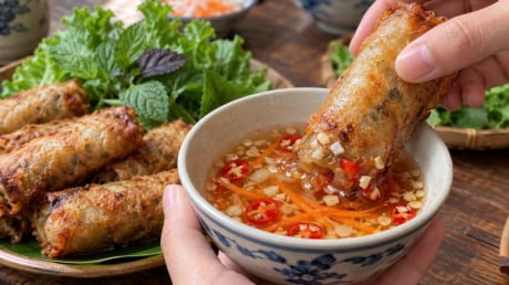 Cách pha nước chấm nem đậm vị thơm ngon