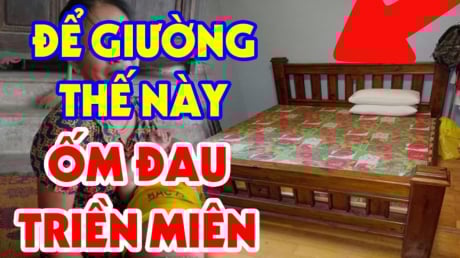 Các cụ dạy không sai: Giường kê 3 chỗ này, người Ốm Đau Khó Ngủ, của thì Suy Kiệt. Nhiều nhà đang mắc
