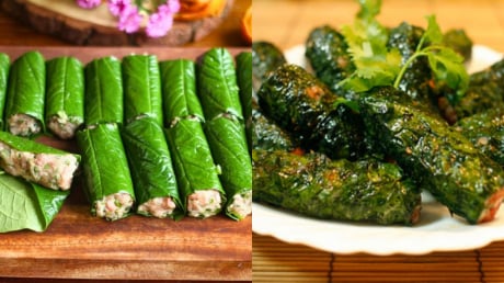 Mẹo rán Chả Lá Lốt giữ màu xanh, thịt thơm ngon