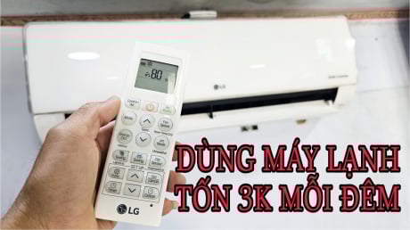 Điều hòa chạy xuyên đêm cứ ấn thêm 1 nút, dùng thỏa mái chẳng lo tốn tiền