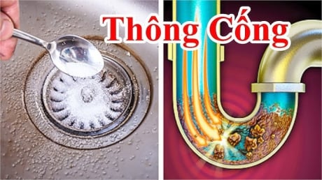 Xả nước vào cống tắc cứng: Làm cách đơn giản này không cần gọi thợ, chẳng sợ bẩn nhà