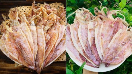 Mua mực khổ phải nhìn đúng điểm này, chọn được hàng chuẩn, ngọt thịt, không sợ mua phải hàng giả