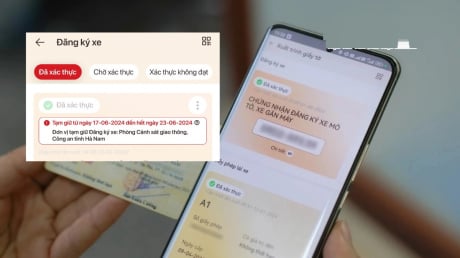 Vì sao VNeID không hiển thị giấy phép lái xe dù người dân đã hoàn thành thủ tục?