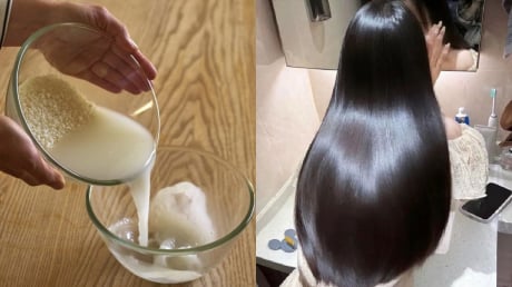 Cách gội đầu, ủ tóc bằng nước vo gạo giúp giảm rụng, tóc con mọc không ngừng