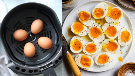 Làm trứng lòng đào dẻo thơm bằng nồi chiên không dầu, đảm bảo thành công nhờ mẹo này