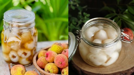 Cách làm vải ngâm đường phèn, để cả năm vẫn thơm ngon, không sợ lên men