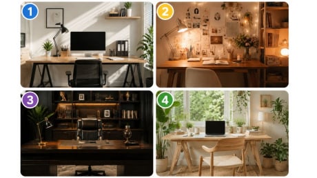 Quiz: Chọn 1 chiếc bàn làm việc để xem bạn đang mạnh lý trí hay giàu cảm xúc và cần thay đổi gì?