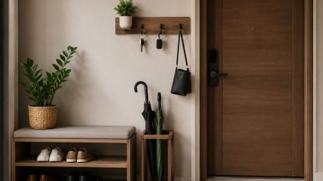 5 vật dụng nên đặt cạnh cửa ra vào, giúp ngôi nhà gọn gàng và tiện lợi hơn mỗi ngày