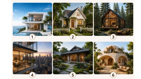 Quiz: Chọn 1 kiểu nhà bạn muốn ở nhất để khám phá môi trường làm việc phù hợp với bạn