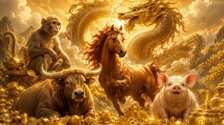 4 con giáp Lười nhưng kiếm tiền khủng nhất tháng 6 Âm