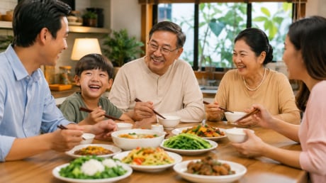Gia đình hòa thuận thường tránh nhắc đến 2 vấn đề này trong bữa cơm