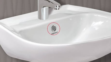 Vì sao bồn rửa mặt luôn có một lỗ nhỏ gần vòi nước?