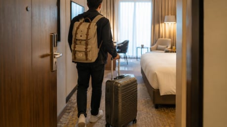 Đừng đặt vali ở vị trí này trong khách sạn: Nhiều người vẫn hay làm sai mà không biết