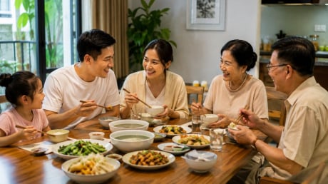 Một chi tiết nhỏ trên bàn ăn có thể tiết lộ tính cách gia chủ