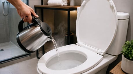 Tại sao khi nhận phòng khách sạn nên đun một ấm nước sôi đổ vào bồn cầu? Lý do bất ngờ