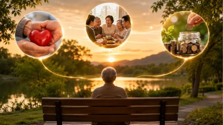  Về già sợ nhất không phải thiếu tiền: Thiếu 3 thứ này mới là điều khiến nhiều người day dứt