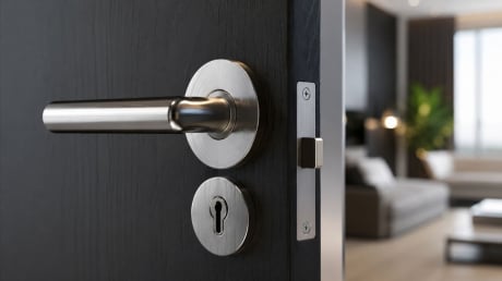  Vì sao tay nắm cửa thường làm bằng kim loại?