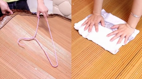 Cách làm sạch chiếu trúc không dùng nước vẫn sạch bong như mới