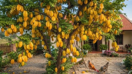 Trước nhà nên trồng khế chua hay khế ngọt?