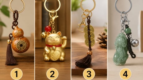 Chọn 1 chiếc móc treo chìa khóa: Bạn có phải người dễ thu hút tiền bạc?