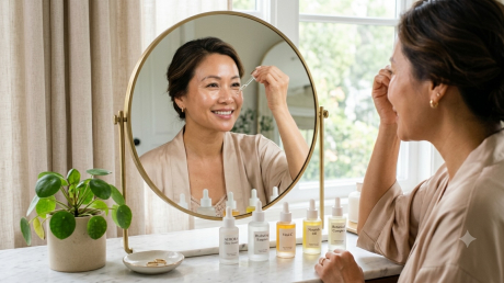 Đừng chỉ dùng serum vitamin C: 4 loại tinh chất phụ nữ sau tuổi 40 nên cân nhắc để làn da căng mịn hơn