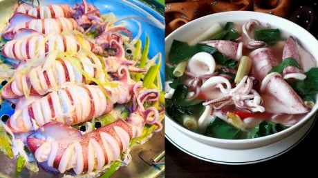 Chế biến mực tươi: Khi nào nên hấp? Khi nào nên luộc?