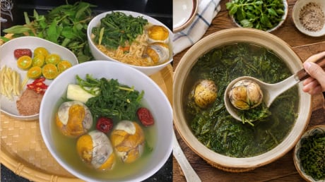 Mẹo làm trứng vịt lộn hầm ngải cứu bổ dưỡng, không đắng