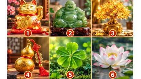 Chọn 1 biểu tượng may mắn để xem vận khí xung quanh bạn đang ra sao