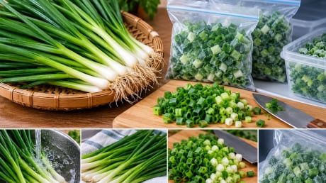 Mẹo bảo quản hành lá cả tháng vẫn xanh thơm, nhớ thêm bước này