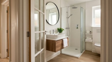Hỏi: Nên đóng hay mở cửa phòng tắm sau khi sử dụng?