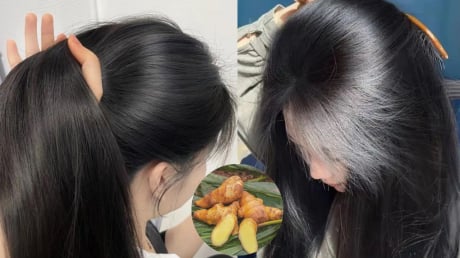 Cách gội đầu bằng gừng giúp tóc mọc nhanh, càng dùng tóc càng dày