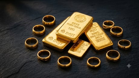Bảng giá vàng 9999 24K 18K SJC DOJI PNJ hôm nay 9/10/2026