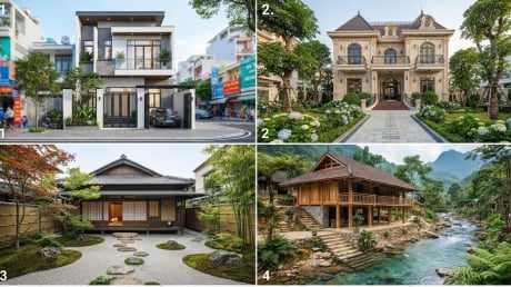 Chọn 1 ngôi nhà bạn thích nhất sẽ nói lên tương lai bạn giàu có cỡ nào?