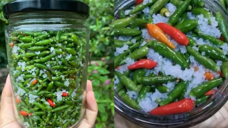 Cách làm ớt xiêm xanh ngâm muối, để lâu vẫn giòn ngon, không sợ hỏng