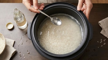 Vì sao khi nấu cơm nên thêm vài giọt giấm ăn?