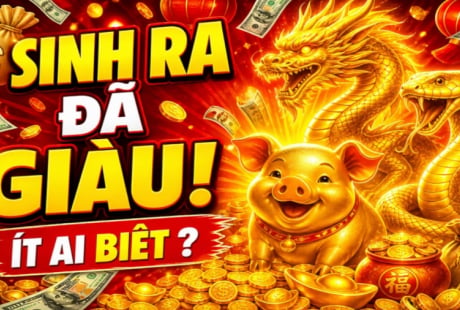 Miệng ngậm thìa vàng, 3 con giáp sống thiện Tiền về chẳng lo