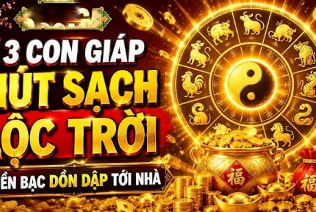 3 tháng tới: 3 con giáp cần cù Trời bù Phúc - Lộc cho