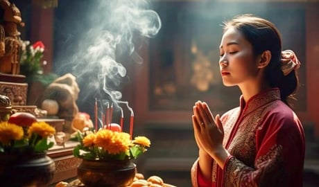 3 khung giờ đẹp nhất để thắp hương ngày Rằm, phúc lộc tăng đều