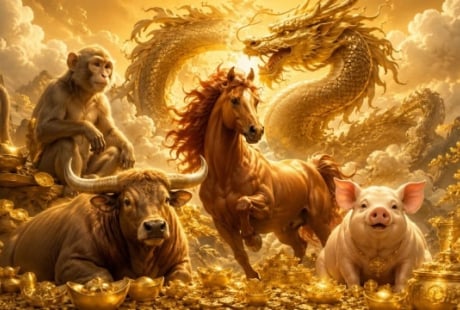 Công Quả tụ về, 3 con giáp ngồi chơi hưởng Phúc có Tiền