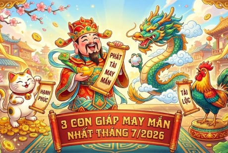 20 ngày tới: 3 tuổi thần Tài gửi lời chúc phúc cho, cầu được ước thấy