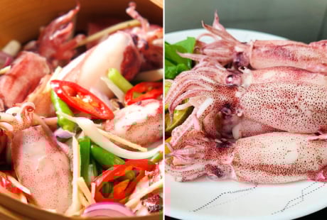 Làm đúng việc này khi hấp mực, đảm bảo mực căng mọng, không tanh, không bị tróc da