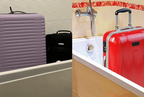 Sau khi nhận phòng khách sạn, vì sao phải đặt vali vào phòng tắm ngay?