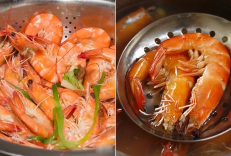 Luộc tôm muốn thịt ngọt, không tanh nên dùng nước nóng hay nước lạnh?