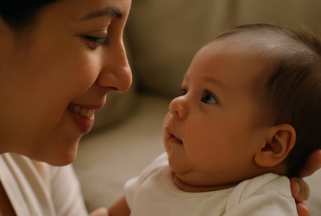 3 hành động nhỏ xíu của trẻ sơ sinh khiến mẹ “tan chảy”: Con đang nói con yêu mẹ đấy