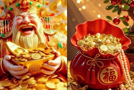 Top 4 tuổi Vận May Ào Ạt, Bội thu Tài lộc, Thần Tài gọi tên từ 15/6, Sự nghiệp lên hương, Giàu nứt vách