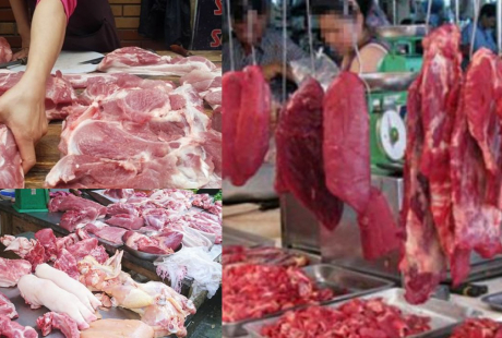 Vì sao ngoài chợ người bán thường treo thịt bò lên cao, còn thịt lợn lại để trên bàn?