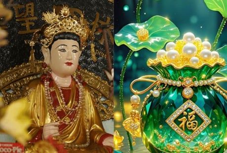 3 tuổi được Thánh Mẫu che chở, Dát vàng Phủ Bạc, hết tiền lại có, không Giàu Sụ cũng không sợ đói khổ